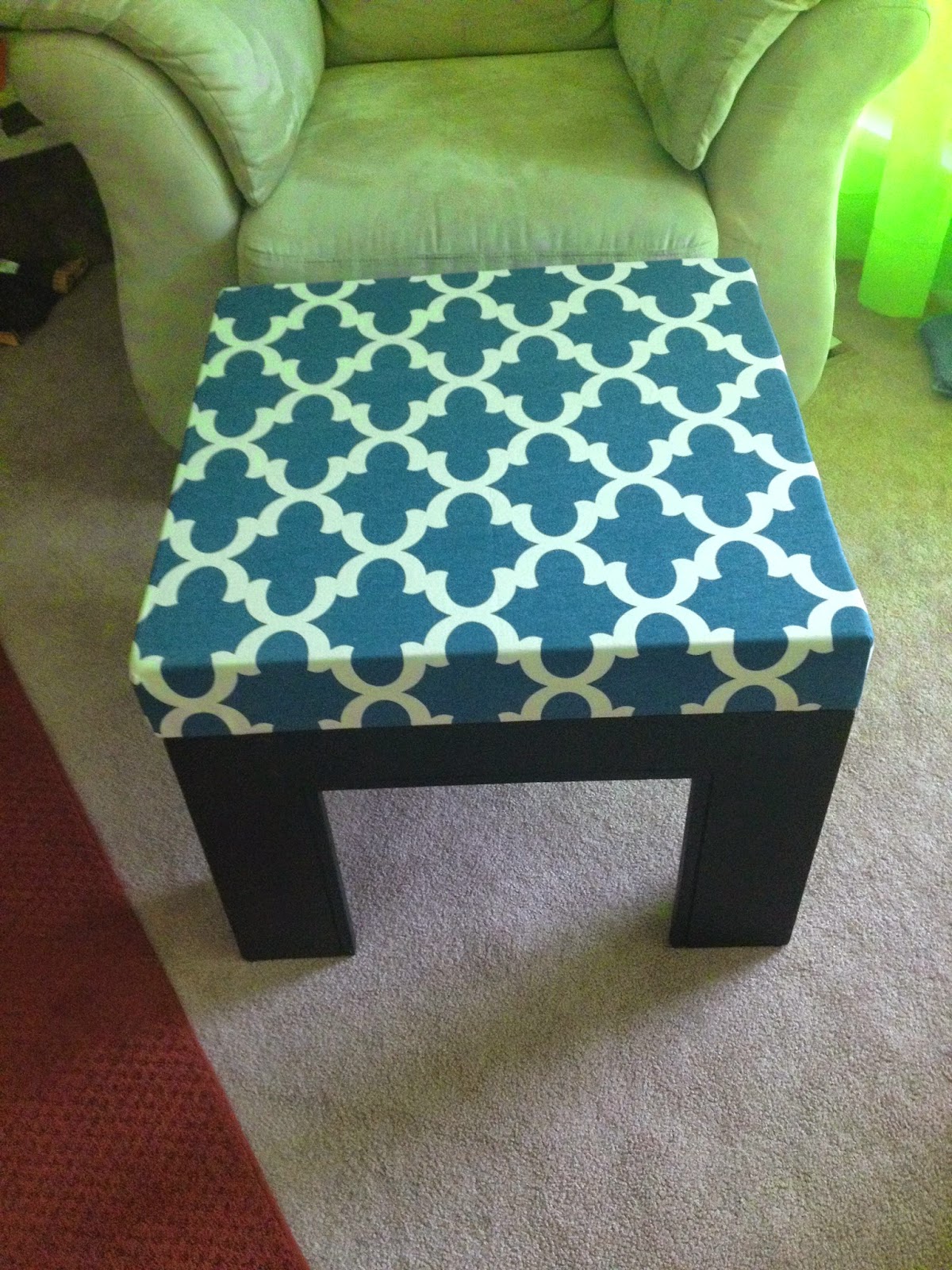Sanding for Sanity Side Table Repurpose