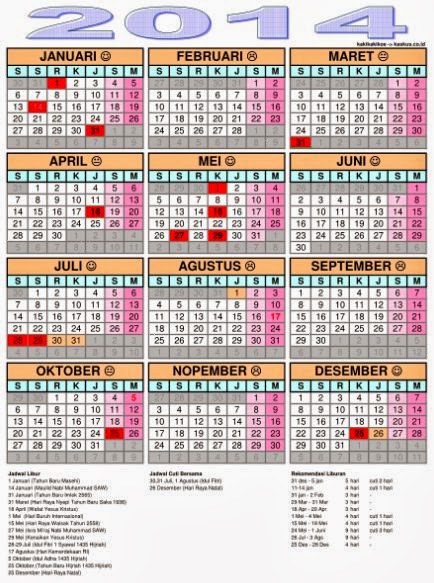 Kalender 2014 Indonesia
