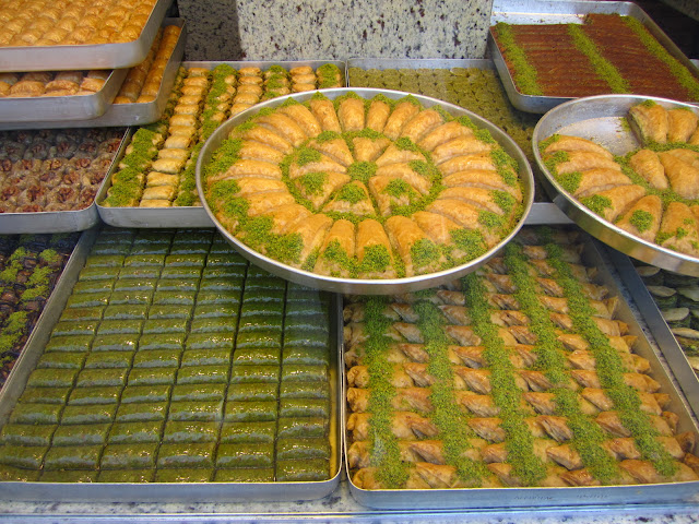 Baklava in Istanbul, Turkey. Baklava in Istanbul, Turkey from Hafiz Mustafa in Sultanamhet.