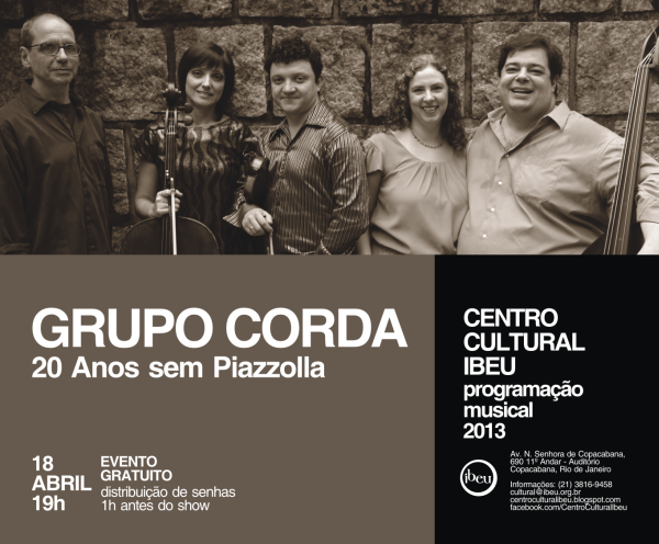 CentroCulturalIbeu GrupoCorda 18Abril email 18 de Abril - Grupo Corda | Tributo a Piazzolla