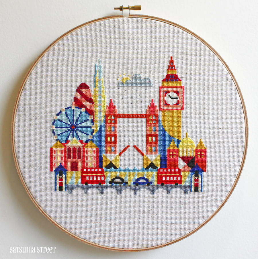 London cross stitch graph only chargeolpor