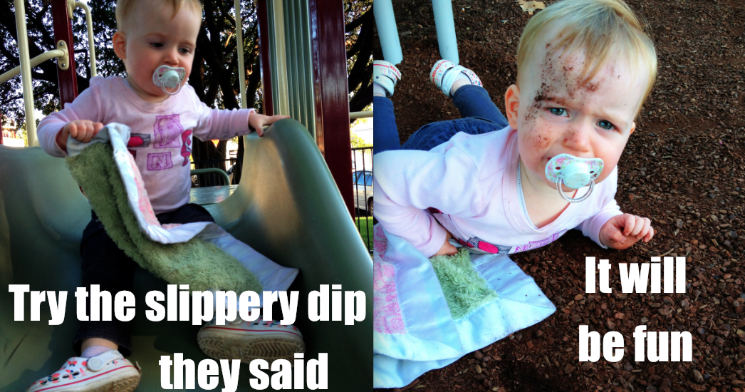 Try the slippery dip they said. It will be fun they said Daily Vowel