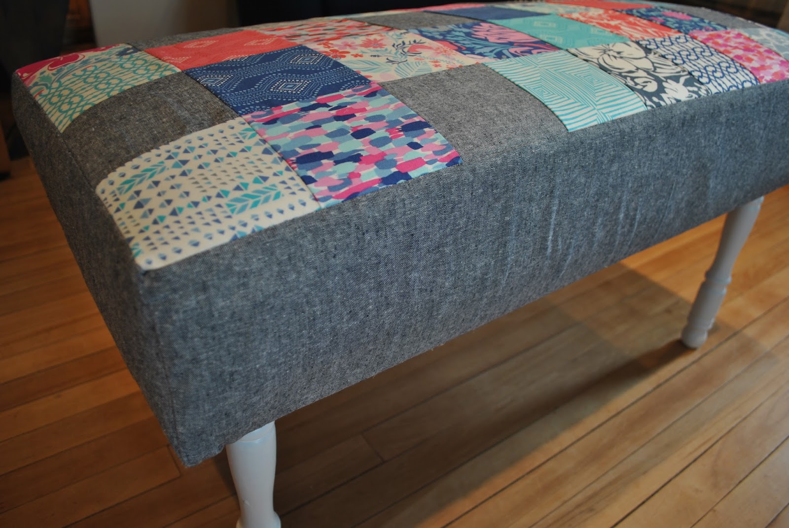 The Iron & Needle Patchwork Bench