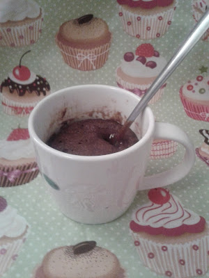 Mug cake au chocolat 