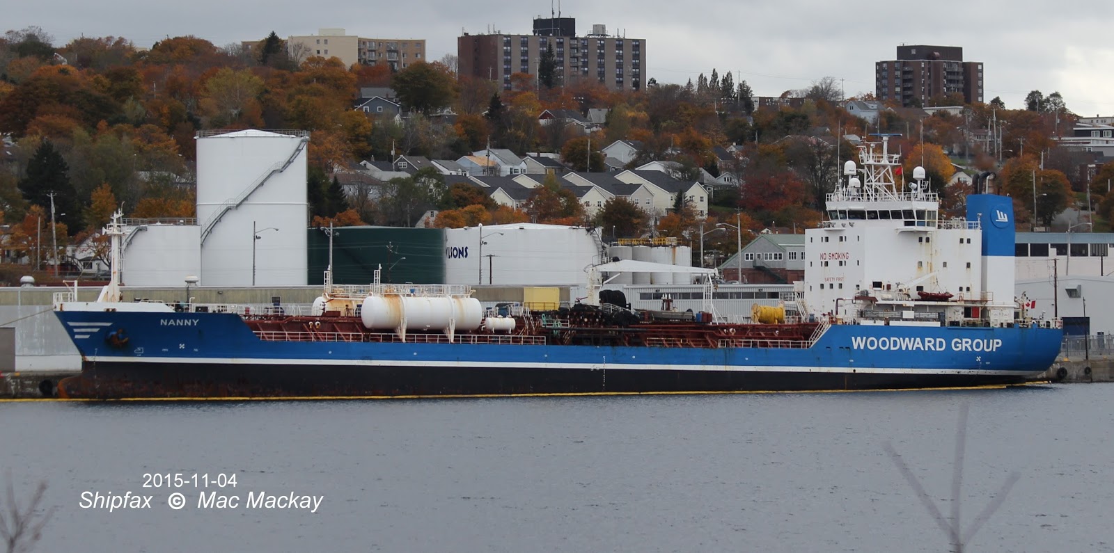 Shipfax Canadian Tanker traffic