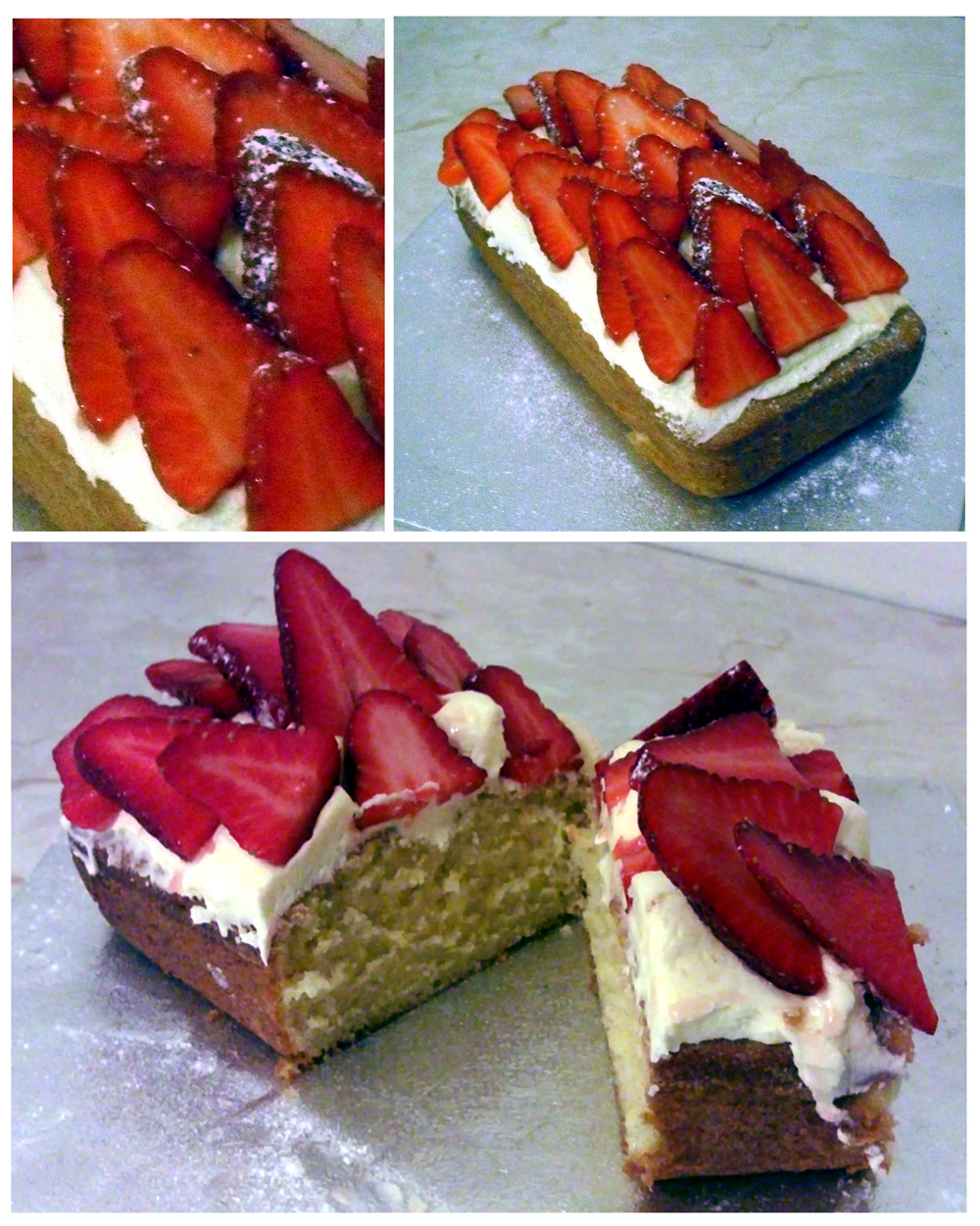 Sprinkles & Crumbs Strawberry & Vanilla Loaf Cake