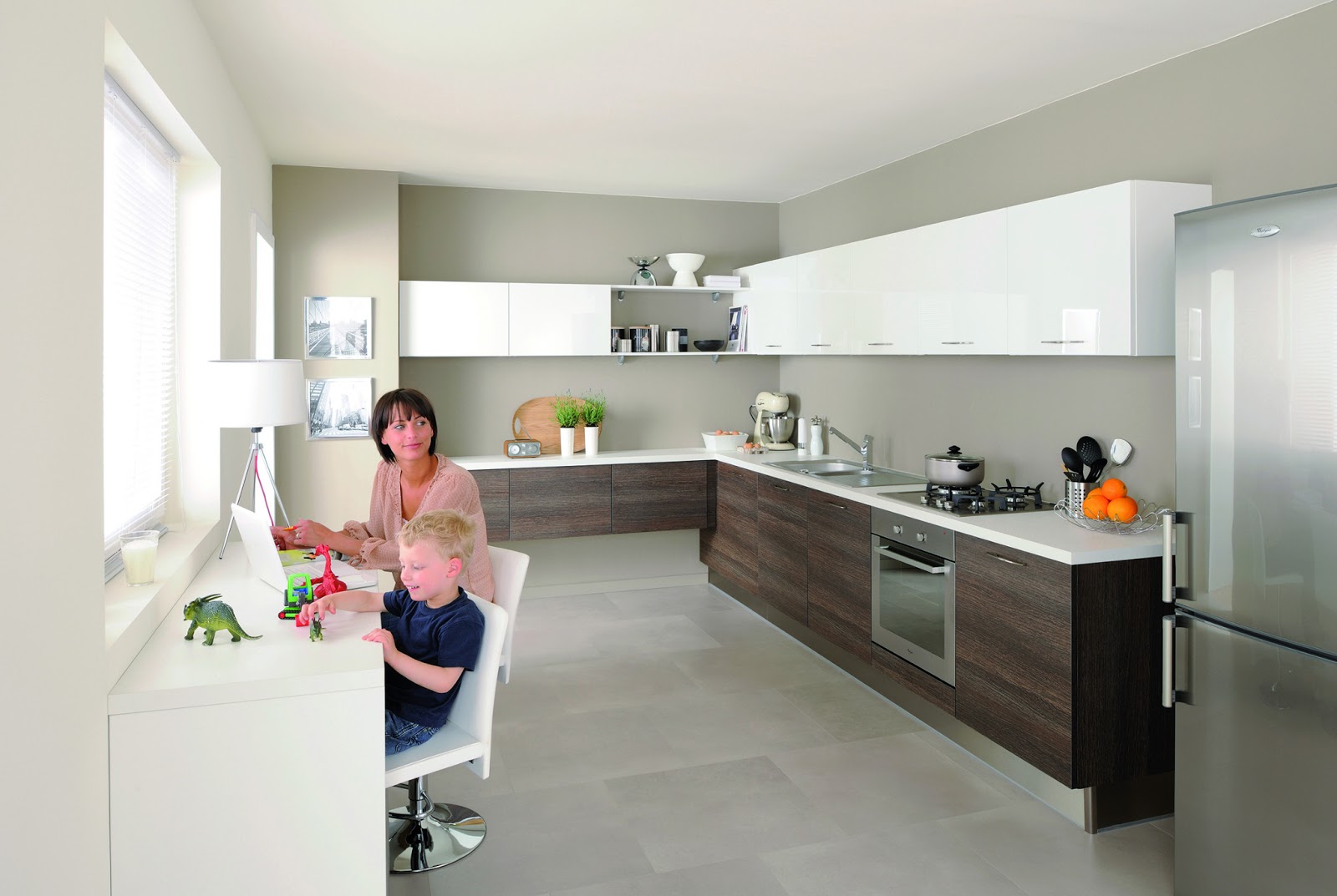 Cuisine blanc et bois: cuisine blanche. cuisines modernes et ...