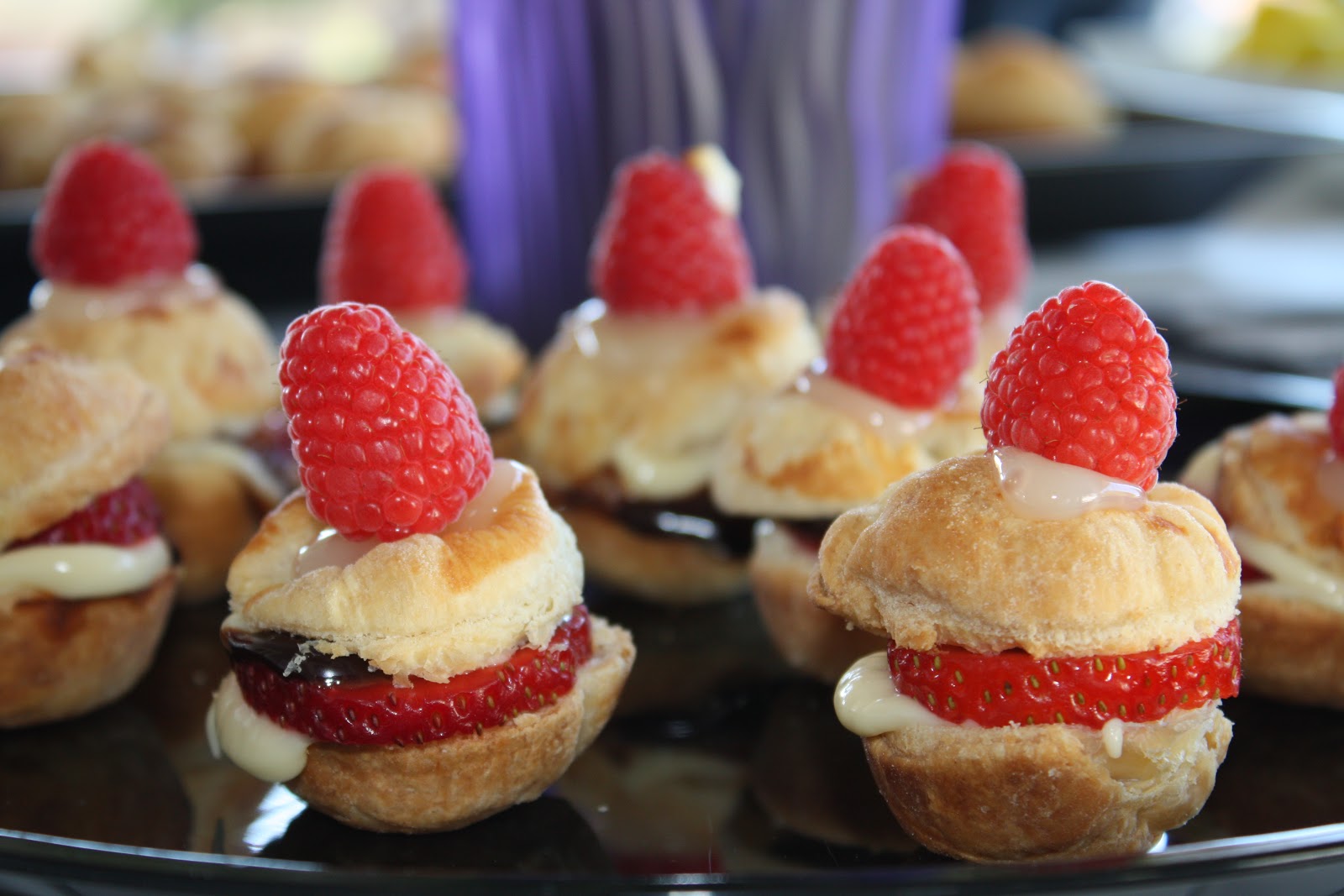 In the kitchen with Nick Oh the pretty little Puff Pastry Cream Puffs!