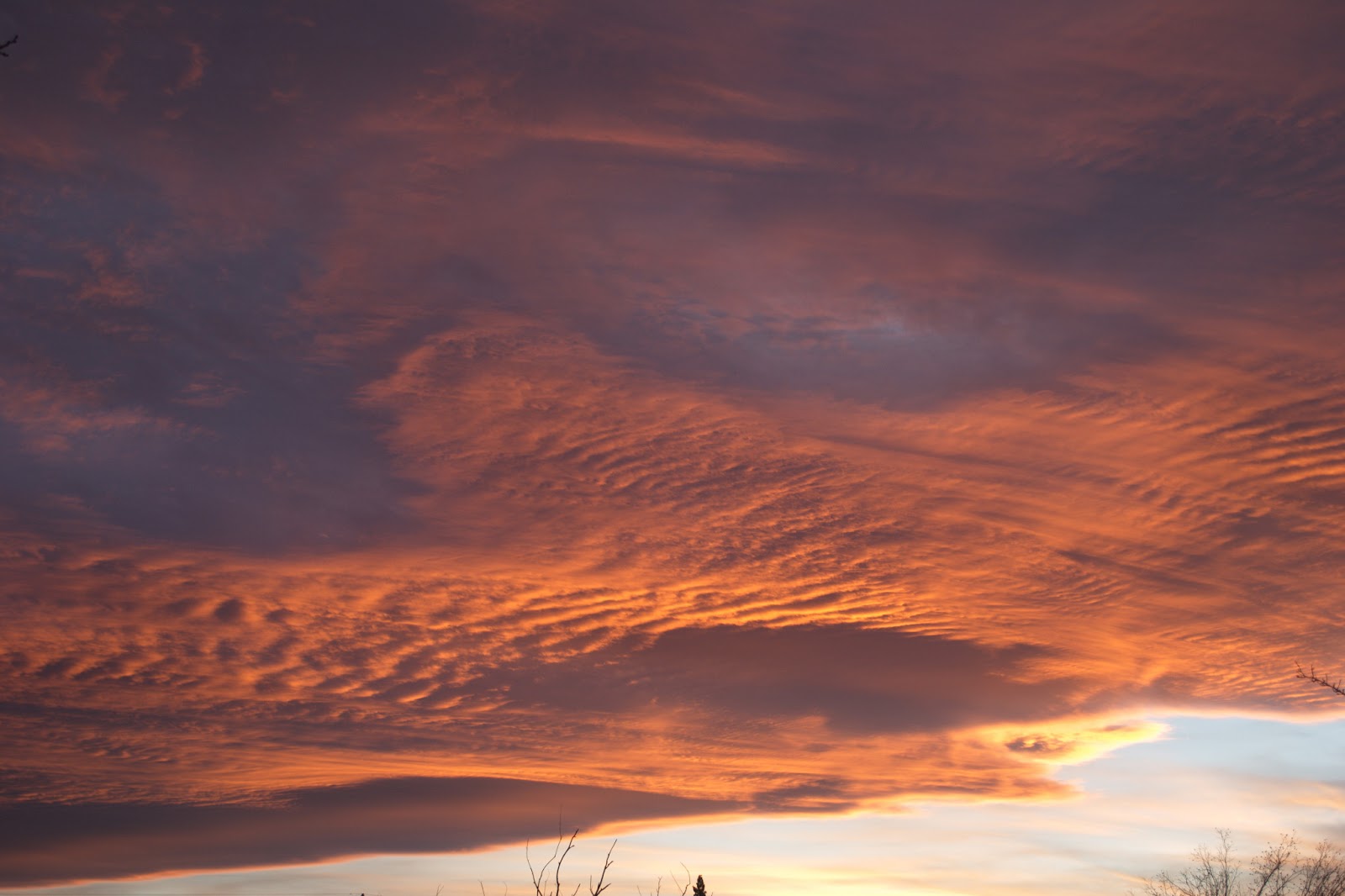 Steve's Fine Finish New Mexico January Sunset