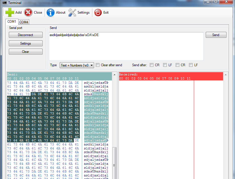 Andrei's Projects C Serial Port Terminal
