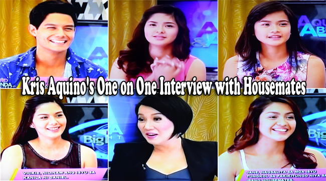 PBB All In August 22, 2014 Episode: Kris Aquino's One on One Interview with Housemates PBB All In August 22, 2014 Episode: Kris Aquino's One on One Interview with Housemates