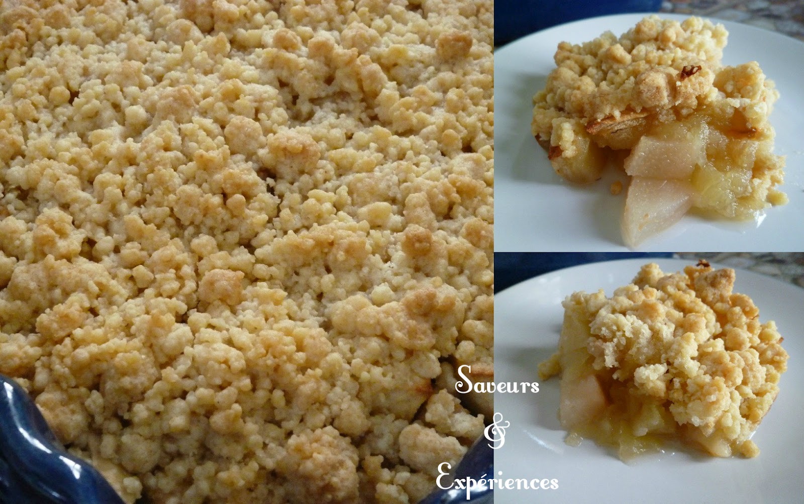 crumble pomme