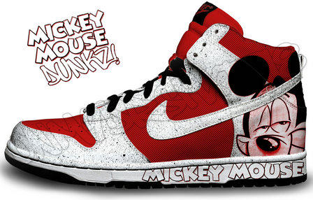 custom mickey mouse nike shoes