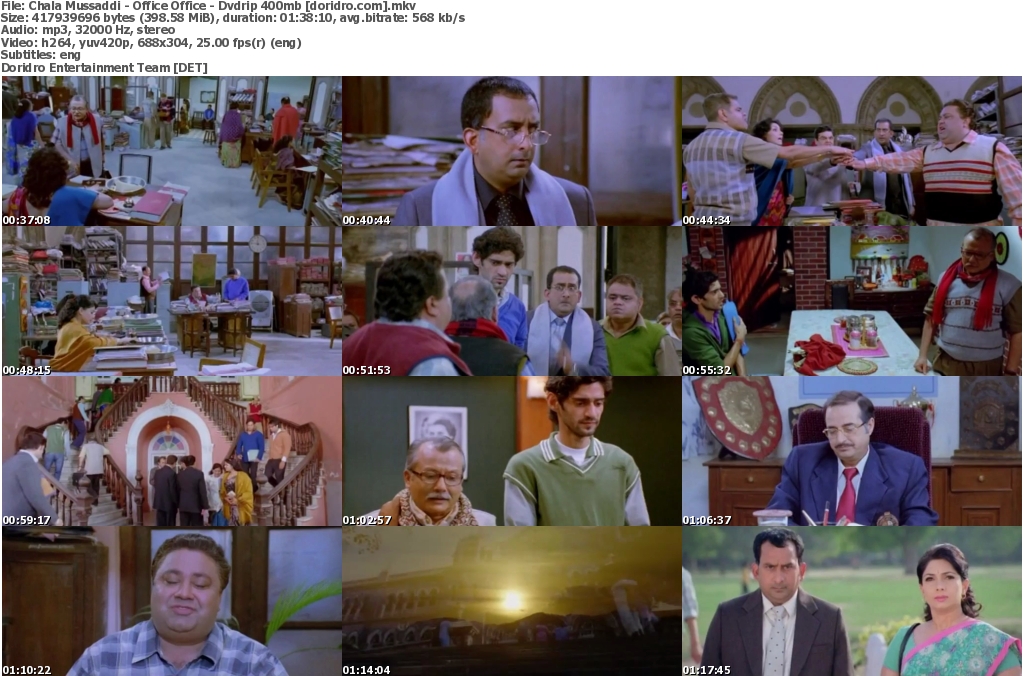 Chala Mussaddi - Office Office Movie In Hindi 720pl