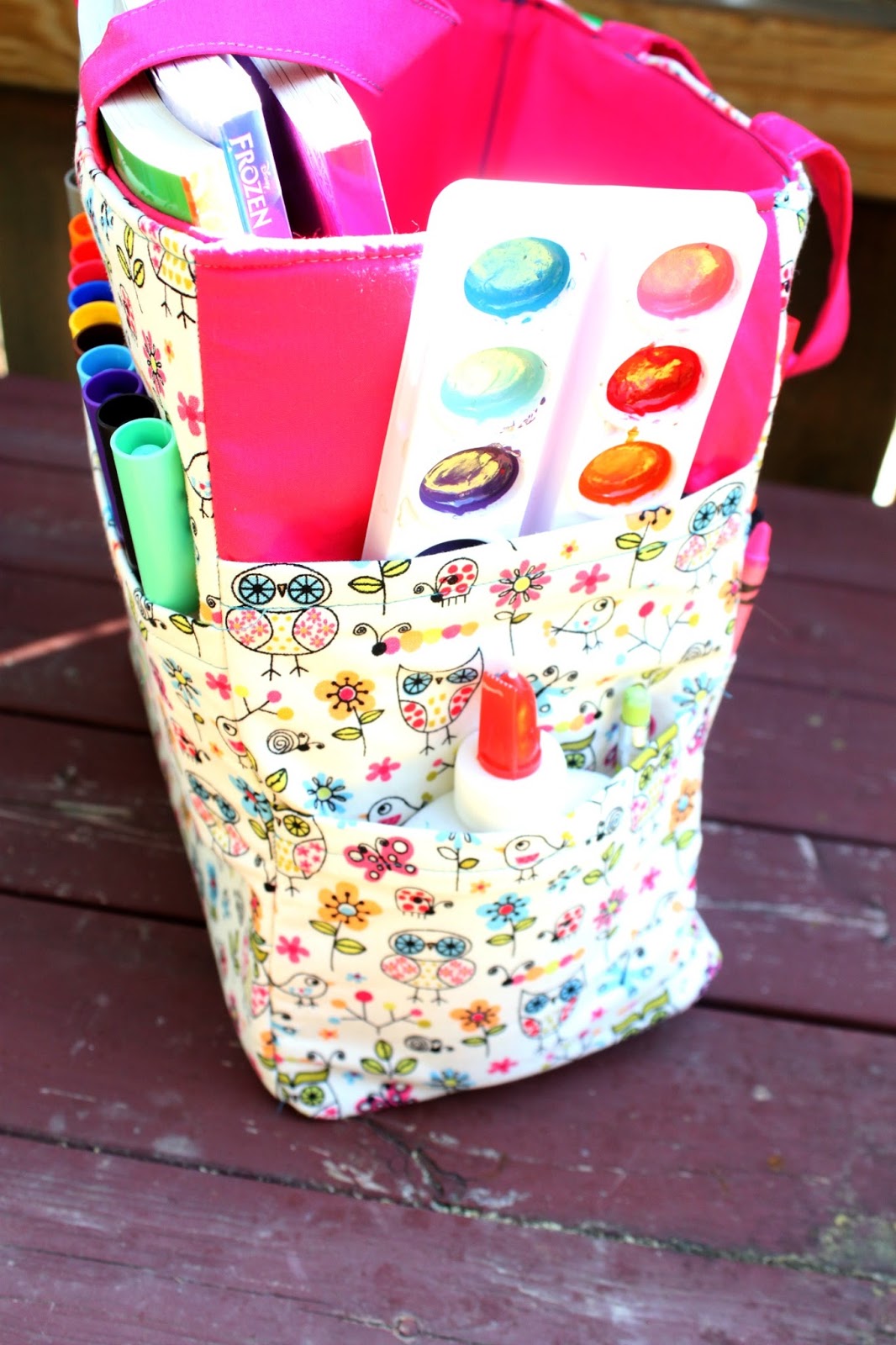 EAT+SLEEP+MAKE Two Art Caddy Totes