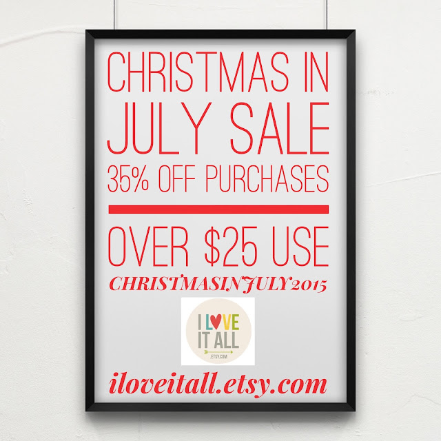 #christmas #sale #etsy #art #christmas in july #home decor