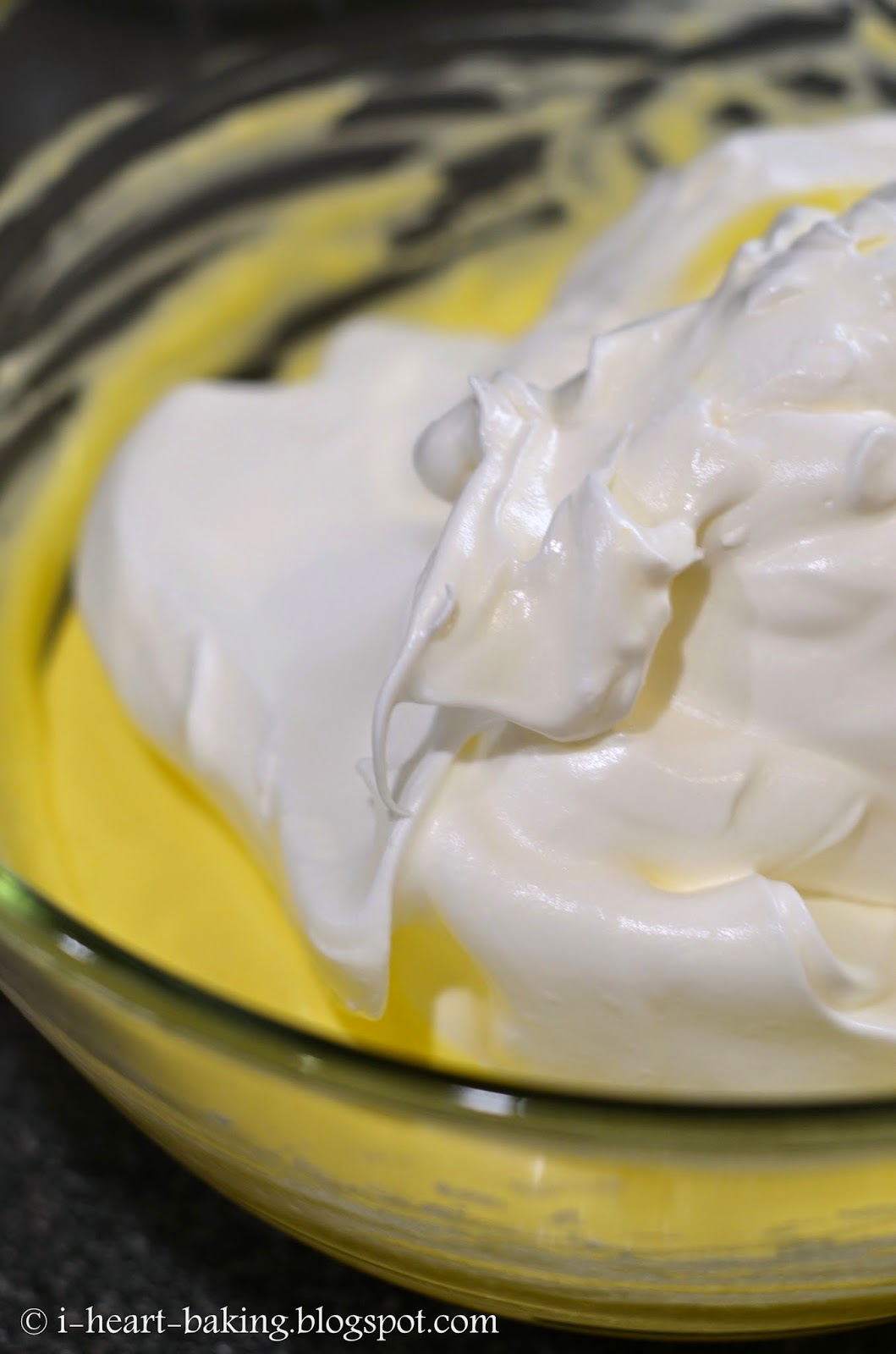 i heart baking! japanese cheesecake with whipped cream and raspberries
