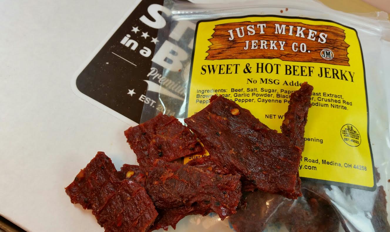 Stick in a Box March 2015 Beef Jerky Subscription Review + Coupon Code Bits and Boxes