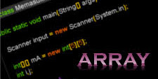 Pengenalan Array Pada Pemrograman Java