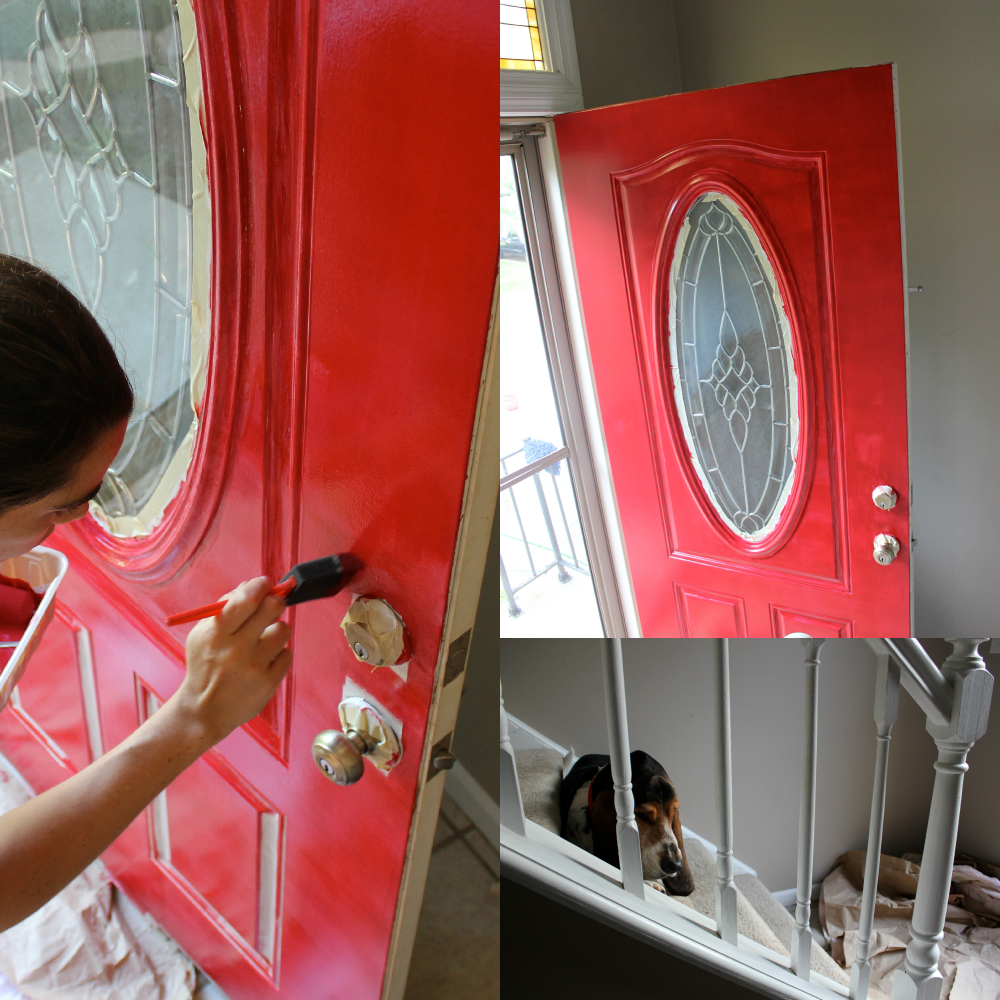 Total Basset Case DIY How to Paint a Front Door (in 5 steps!)