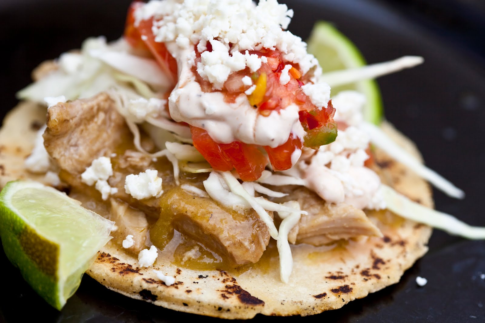 Montana Eats Aimee's super homemade green chili pork tacos