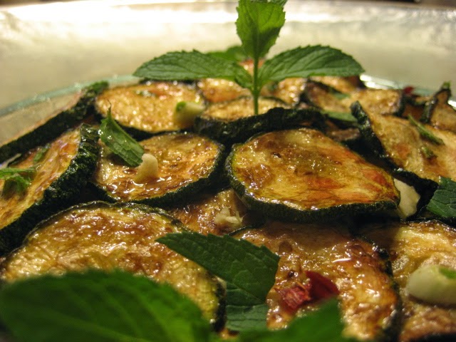 Garlic Mint Zucchinni