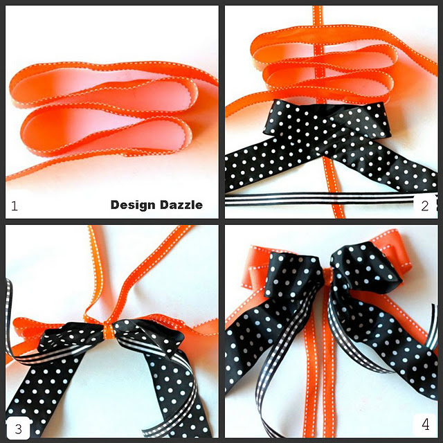 The Scrapboook Table: Layered Bow Tutorial The Scrapboook Table: Layered Bow Tutorial