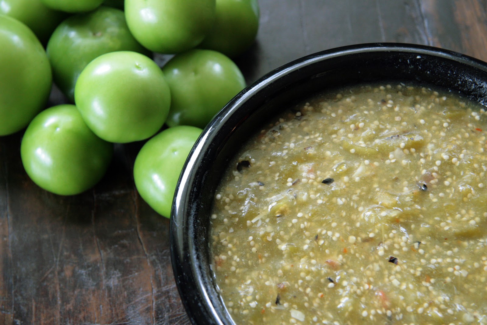 Roasted Tomatillo Salsa Local Food Rocks