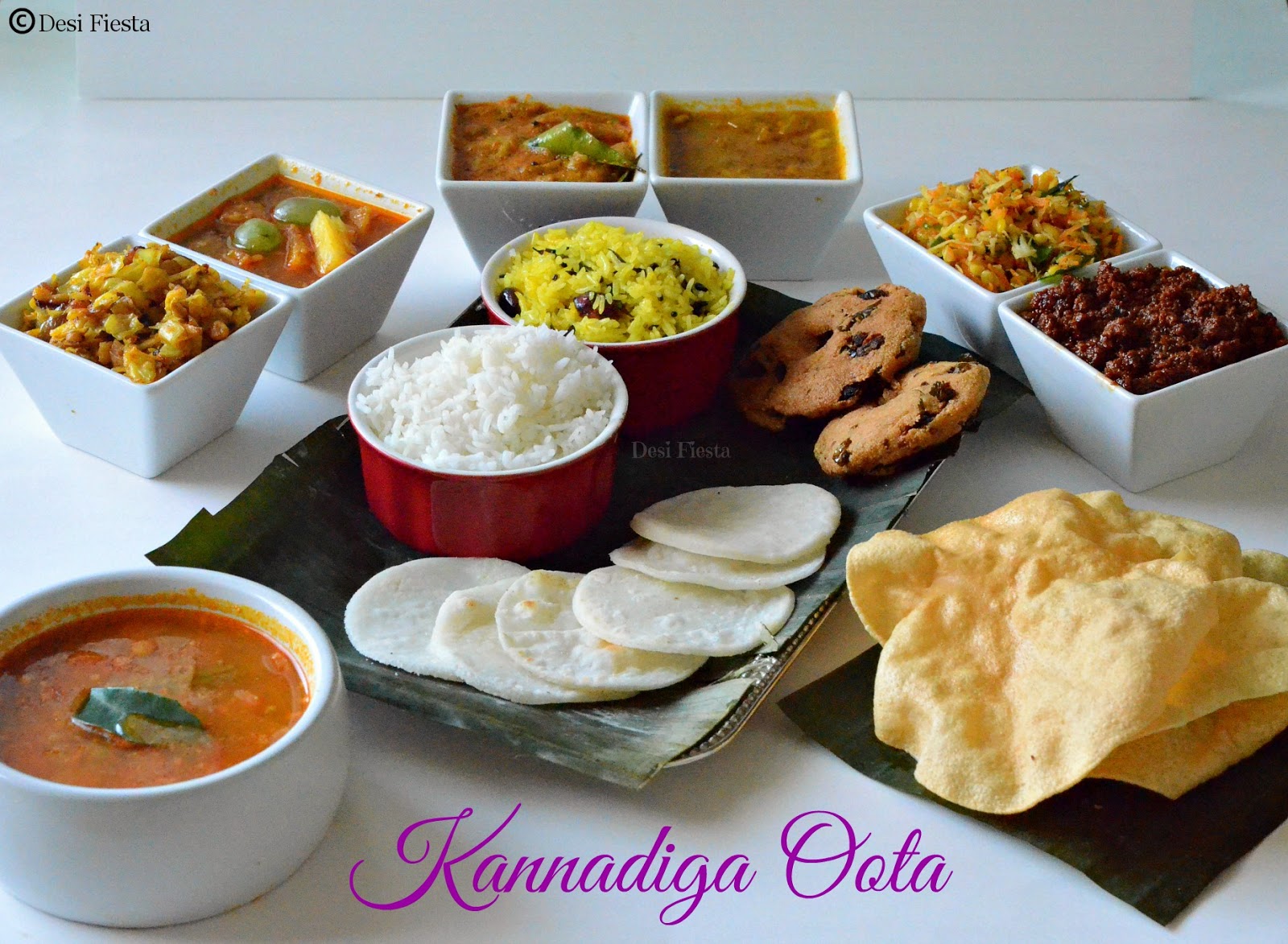 Desi Fiesta Karnataka Oota Kannadiga Oota Kannada Thali