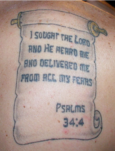 Scripture Tattoos for Men