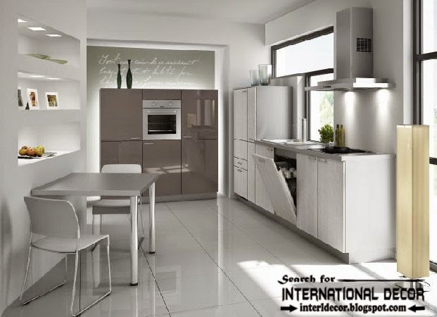 how to choose best kitchen colors 2015, modern white kitchens designs