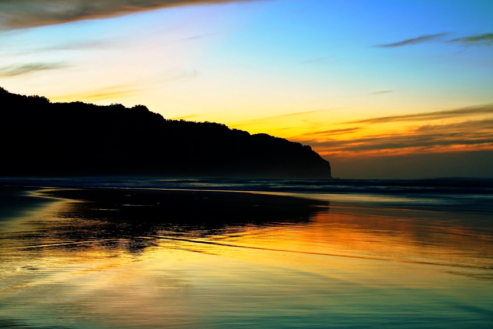 Bali Indonesia Holiday Travels: Parangtritis Beach, A Romantic Sunset