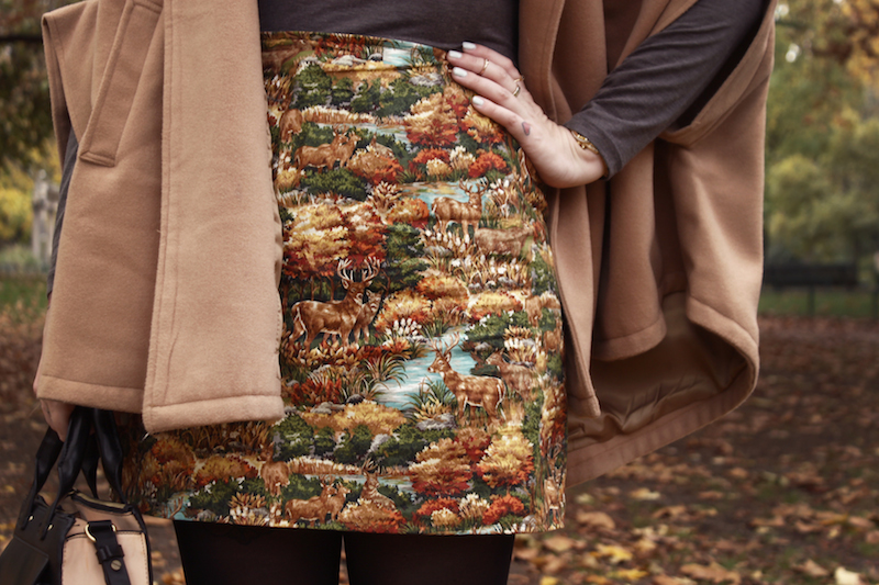 Forest print skirt from forest krump