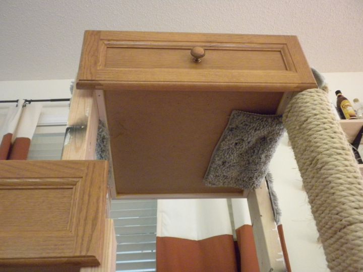 Foster House DIY Cat Tree, Phase Two Carpeting a Cat . . . Tree