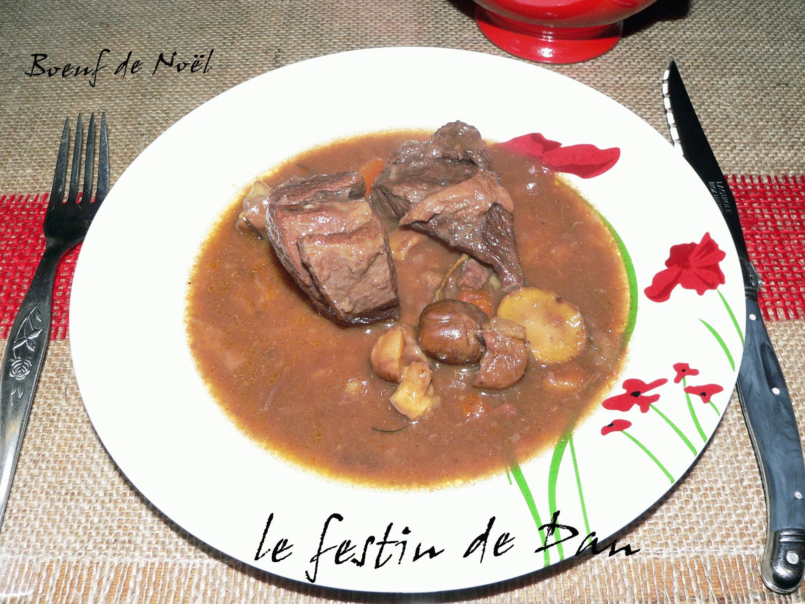 Le Festin de Dan BOEUF DE NOEL de Suzanne