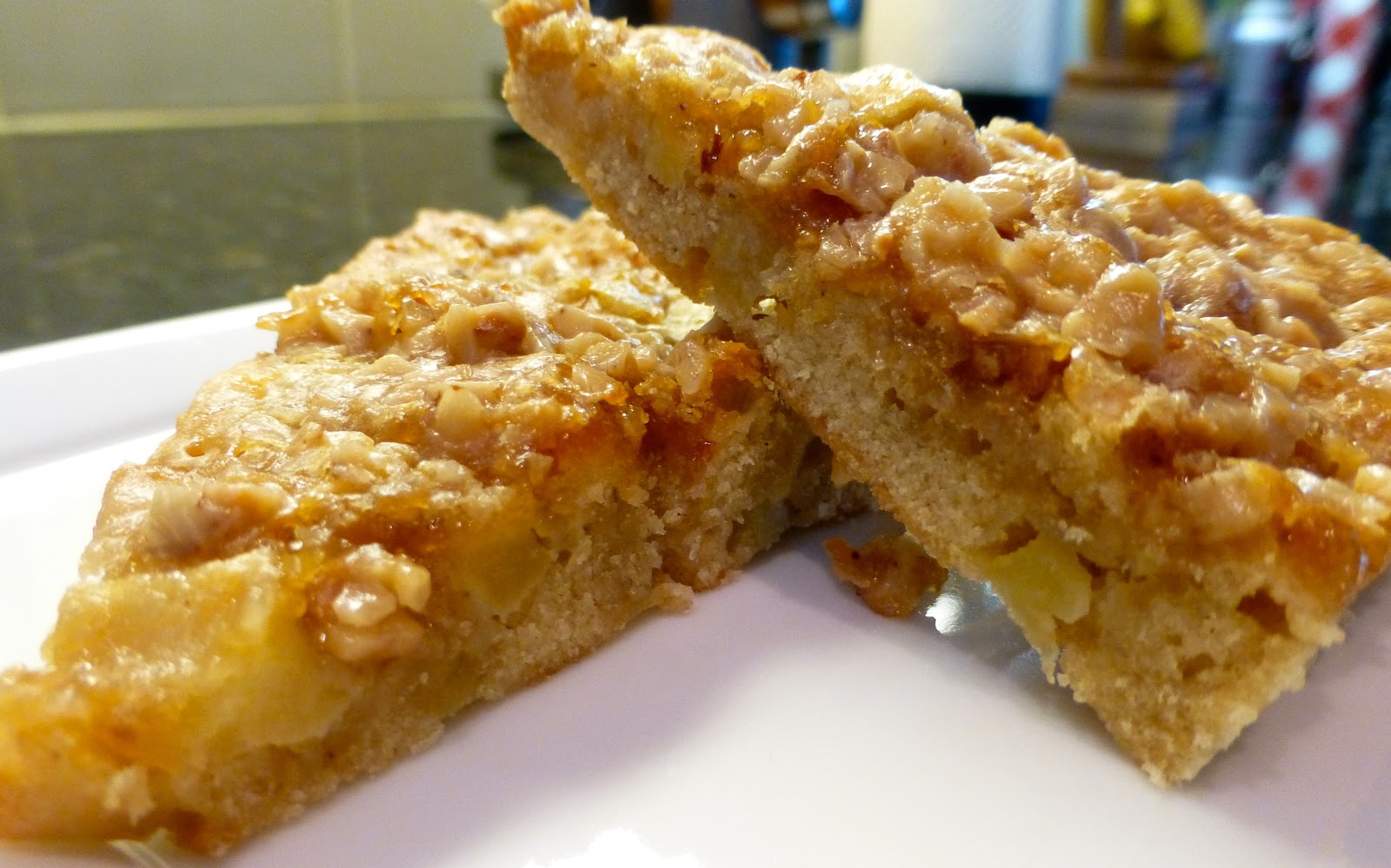 Apple Toffee Blondies