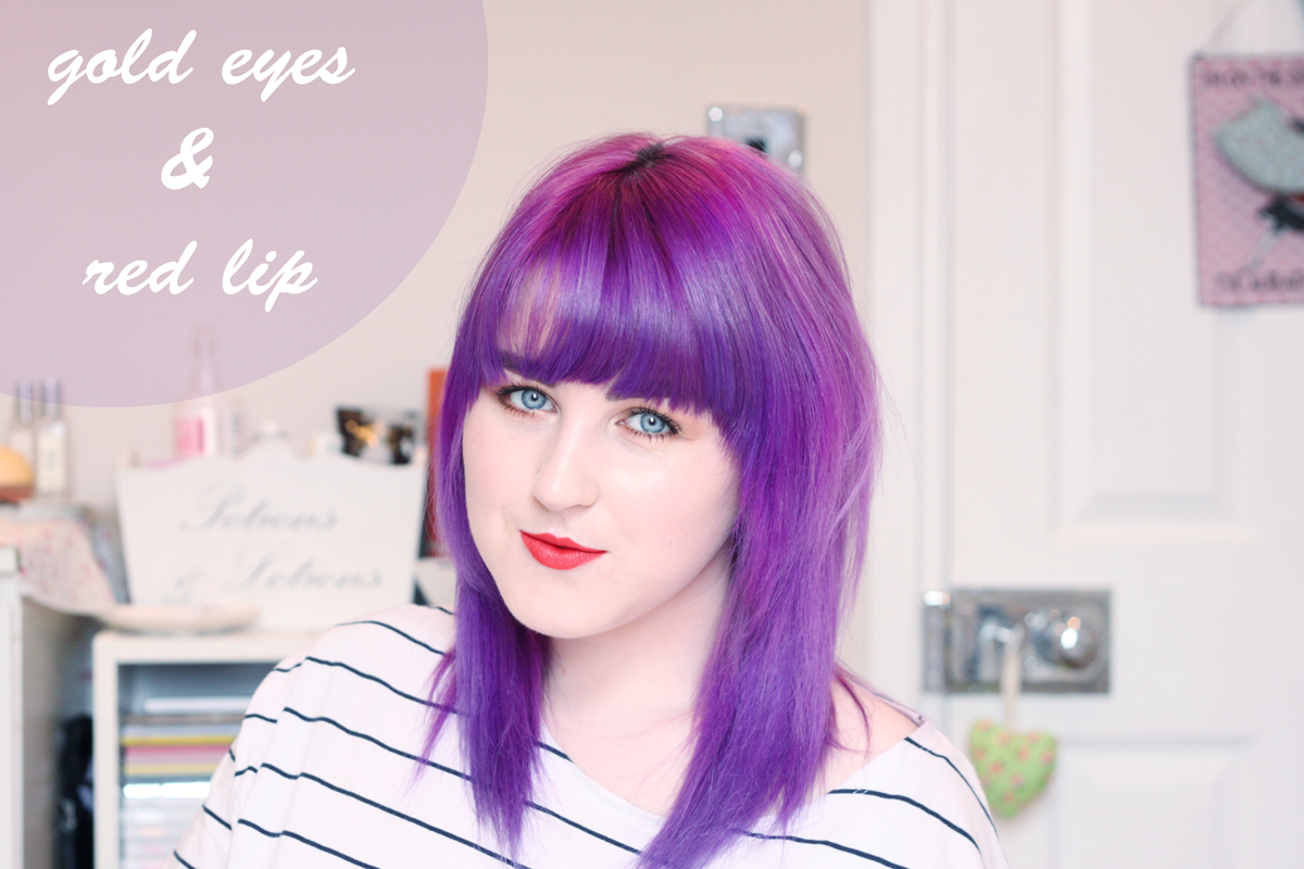 make-up look for blue eyes