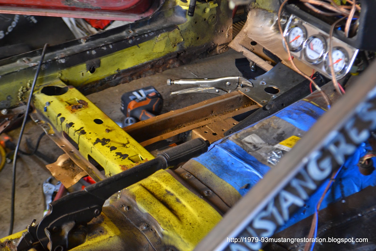 Fox Body Mustang Restoration Mustang Floor Pan Replacement