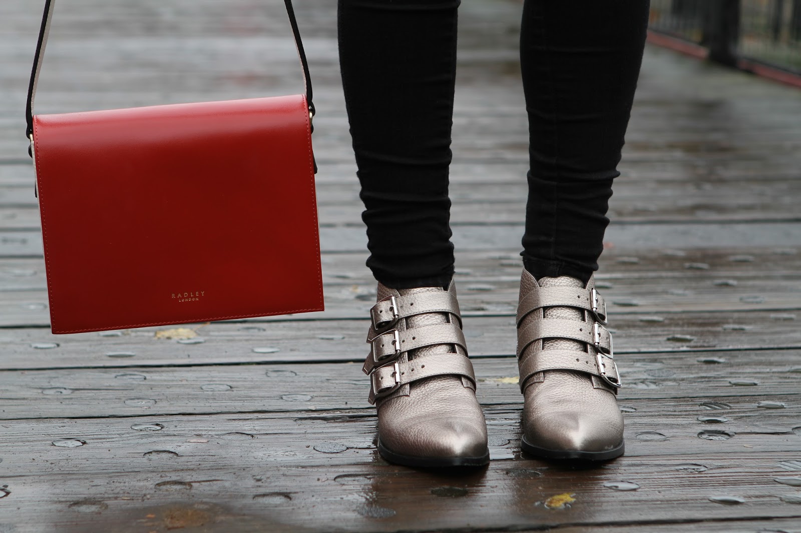 clarks metallic boots