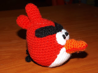 Amigururmi Angry bird rojo Amigurumi Angry bird red