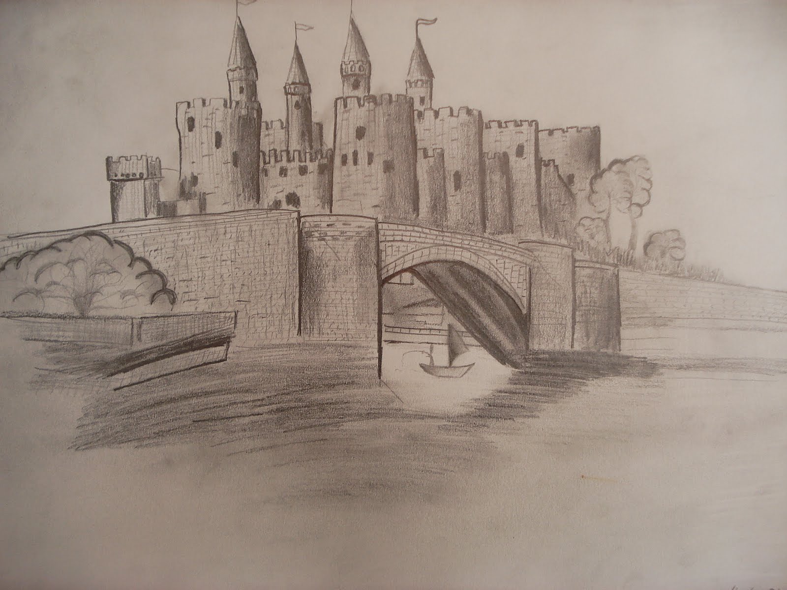 a faithful attempt: Castle Drawings