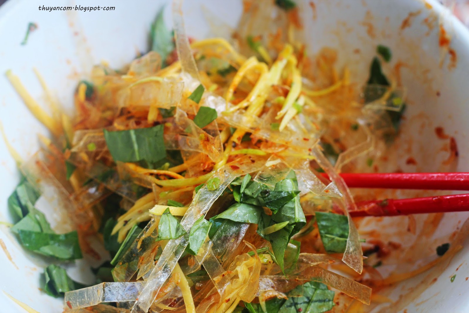 Blog of Salt Banh Trang Tron Rice Paper Salad