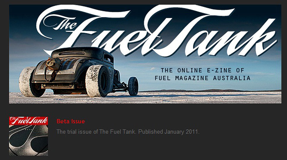 Just A Car Guy Fuel Magazine has just added an online Zine, it's