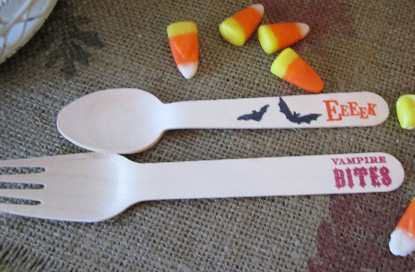 Inkberry stamped utensils