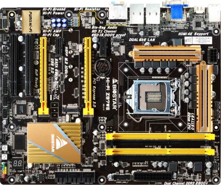BIOSTAR brings out Hi-Fi Z97WE mainboard, with Intel Smart Technologies BIOSTAR Hi-Fi Z97WE mainboard