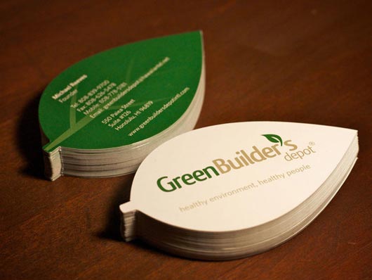 Uniquely Shaped Business Cards