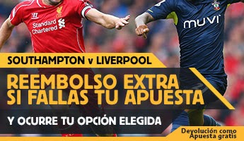 betfair reembolso 25 euros Southampton vs Liverpool 22 febrero betfair reembolso 25 euros Southampton vs Liverpool 22 febrero