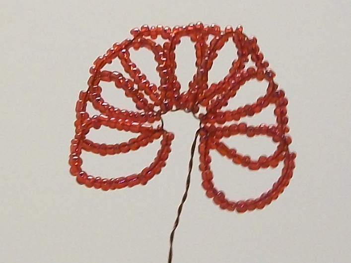 Beading for the very beginners Rose bush