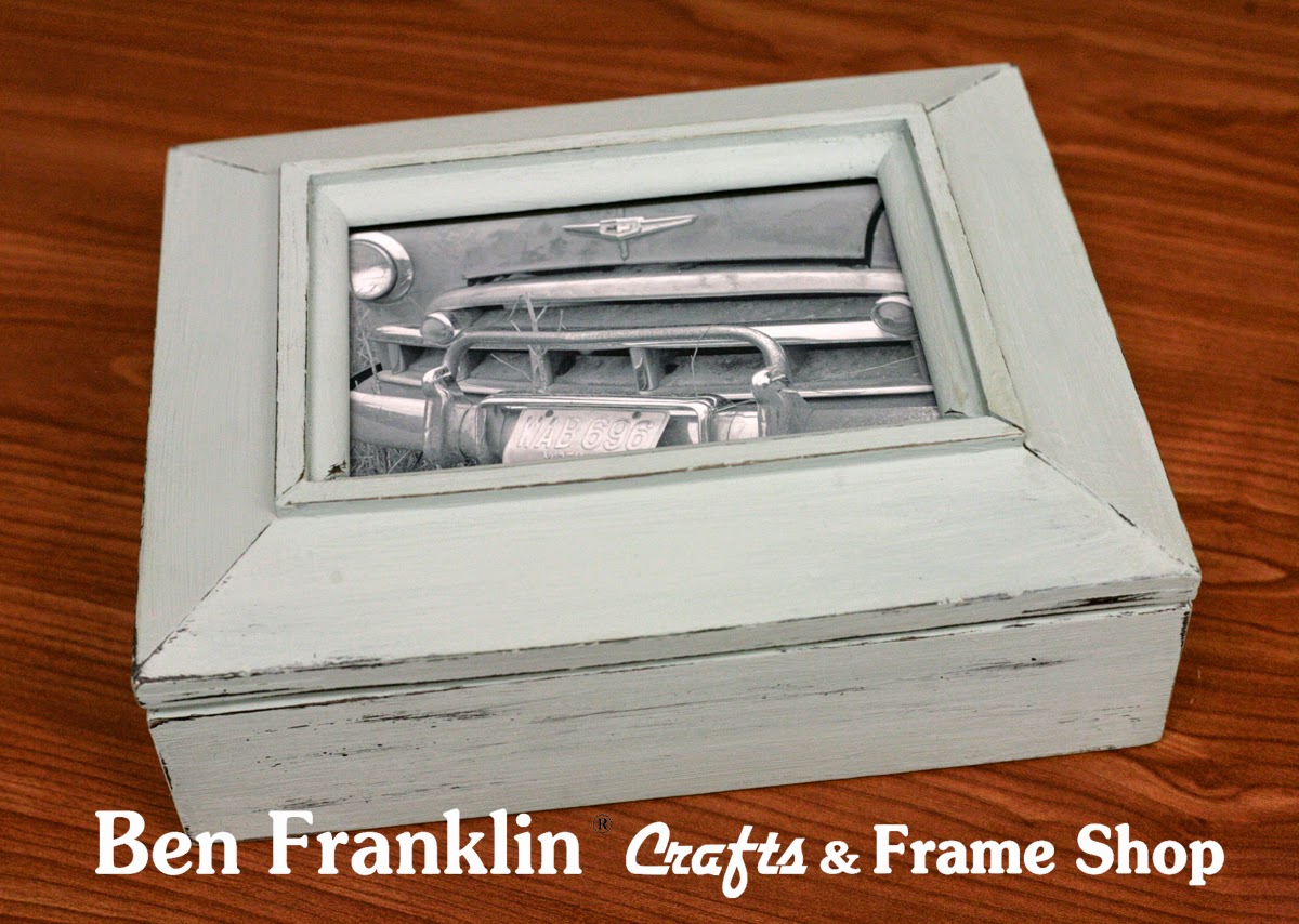 Ben Franklin Crafts and Frame Shop Jewelry Box Refinish with Chalk Paint