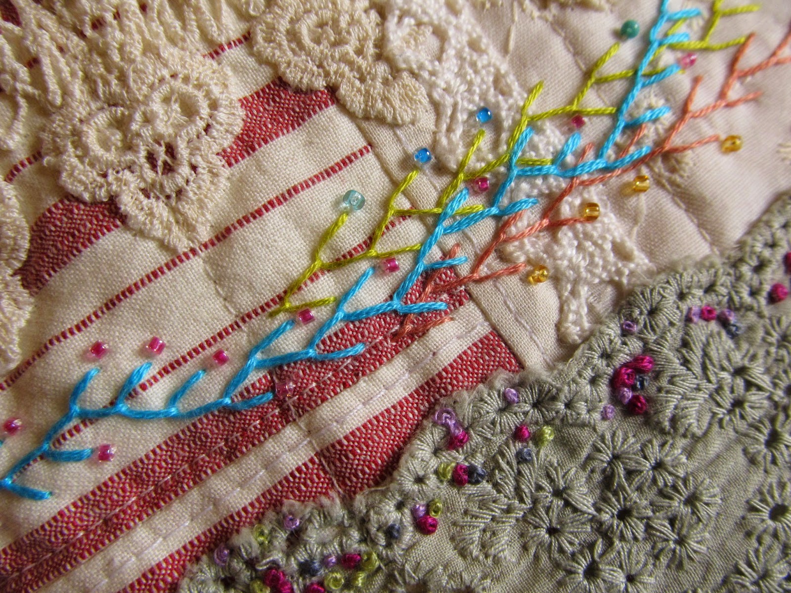 Crazy Victoriana crazy for quilts Crazy Quilt style "Prairie" sewing